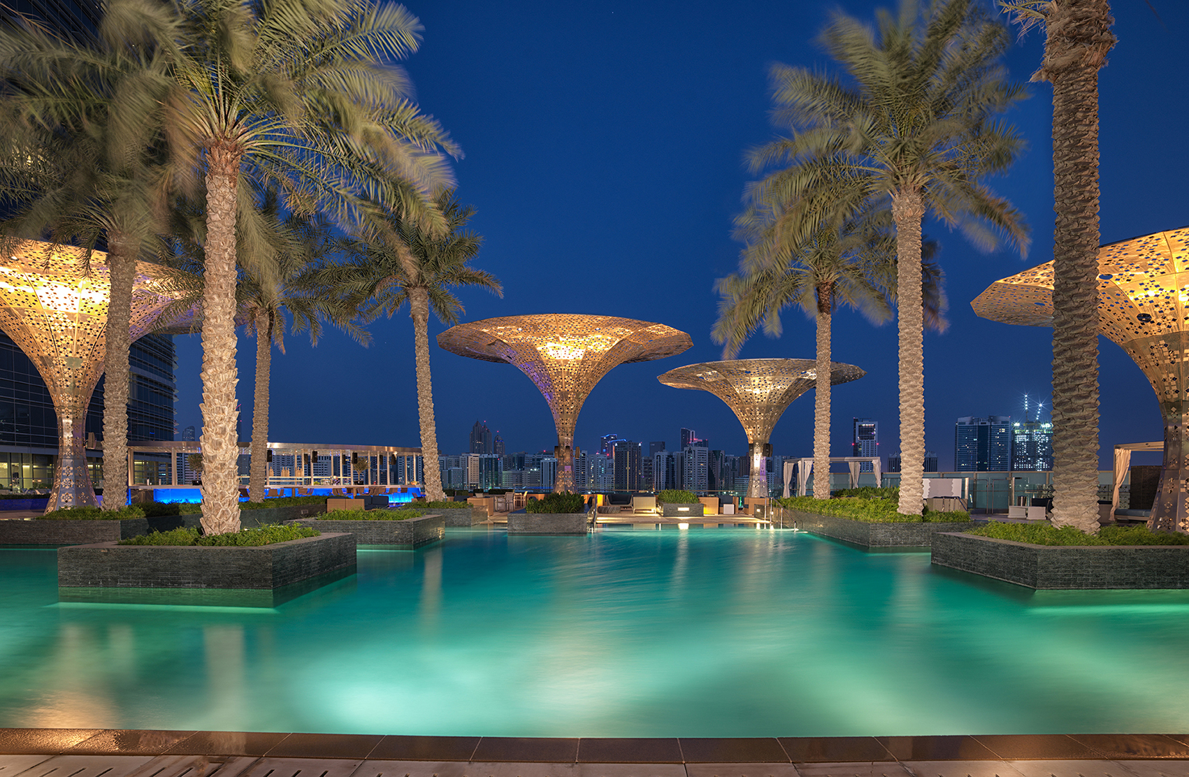 rosewood-abu-dhabi-Rosewood Abu Dhabi - Pool at Dawn